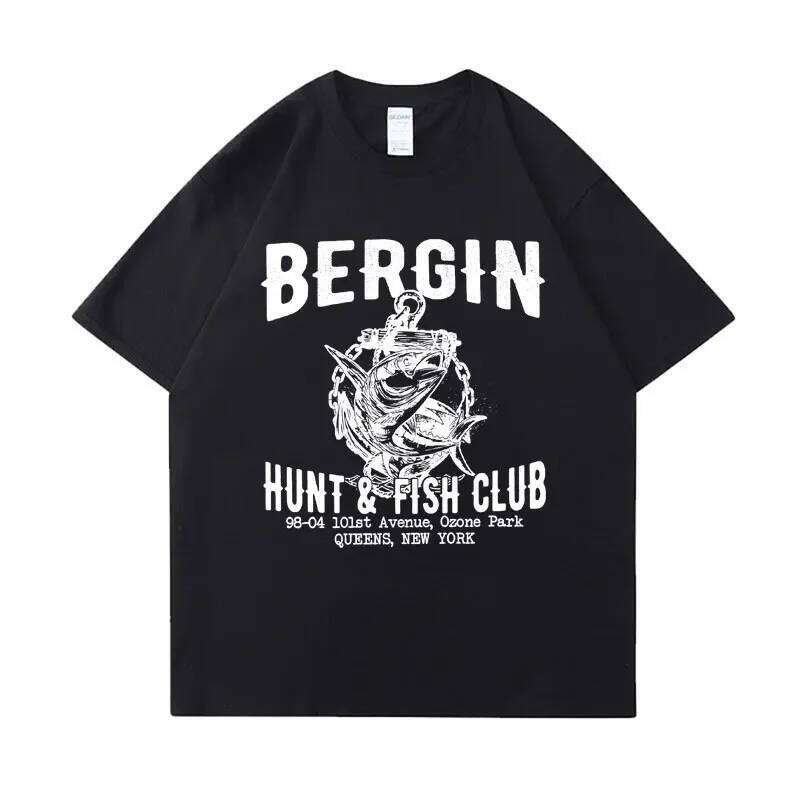 for Men Ropa Hombre Buy Eat He Day Teach Fish Man To A Lifetime Funny Meme Short Sleeved Round Neck Tshirt C260207