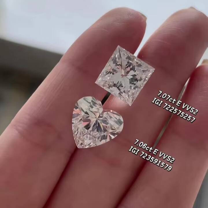 Wholesale IGI Certificate 3CT 4CT 5CT 6CT 10CT Big Size Lab Grown Diamond Loose Diamonds HPHT CVD Lab Grown Diamond
