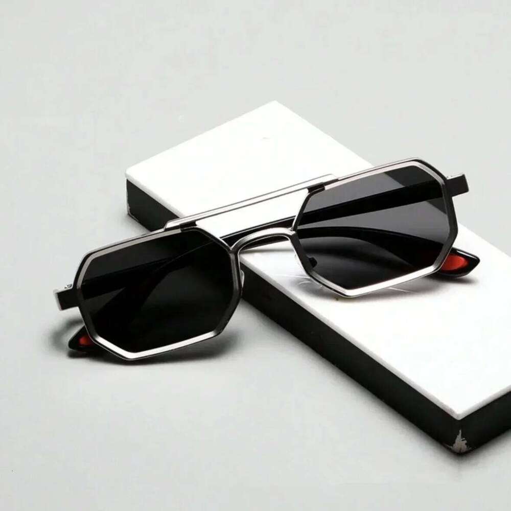 Vintage Square Sunglasses for Men Steampunk Glasses Women Unisex Style Fashion Eyewear Traveling Shades Gafas De Sol Y260207