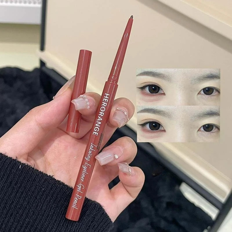 12 Colors Eyeliner Pencil Smooth Wine Red Soft High Pigment Eye Liner Pen Waterproof Matte Aegyosal Lying Silkworm Eyes Makeup 260130
