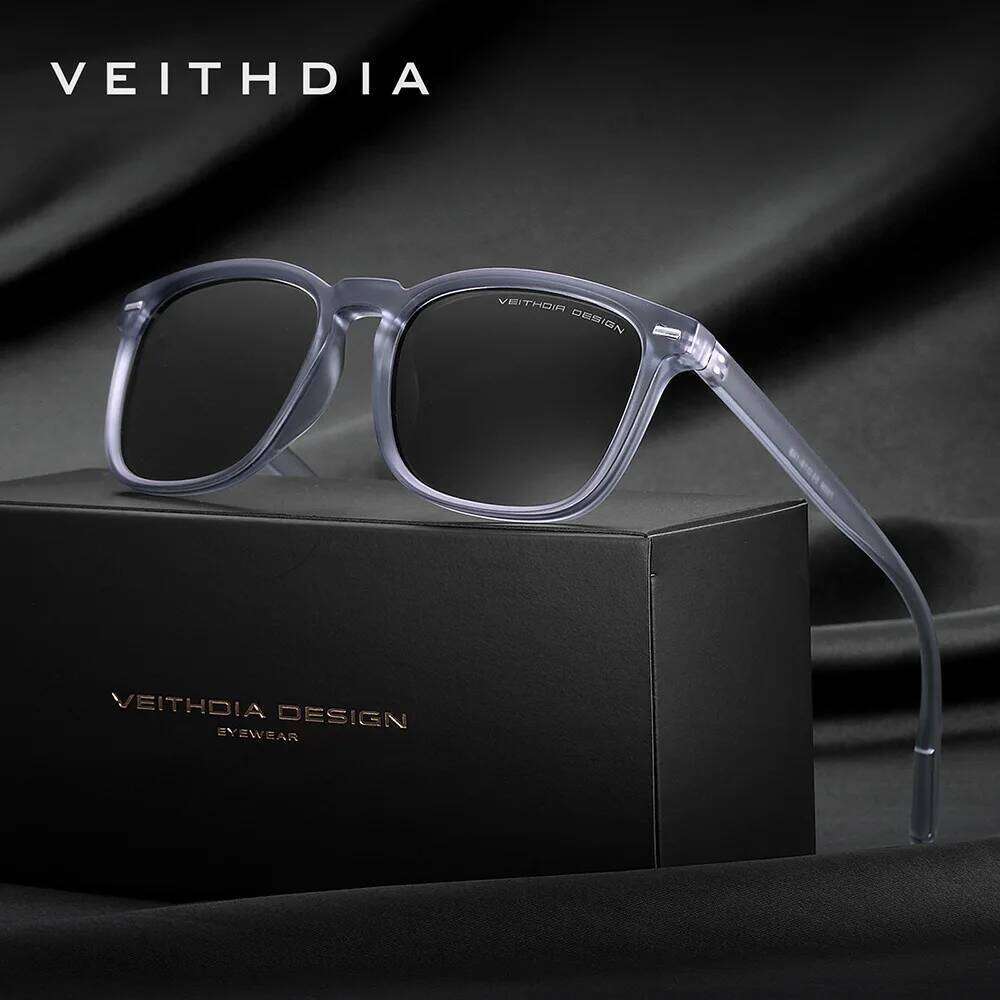 VEITHDIA Fashion Classic Polarized Men's Sunglasses,Driving Eyewear For Male, UV400 Protection Photochromic Sun Glasses 7508 Y260207
