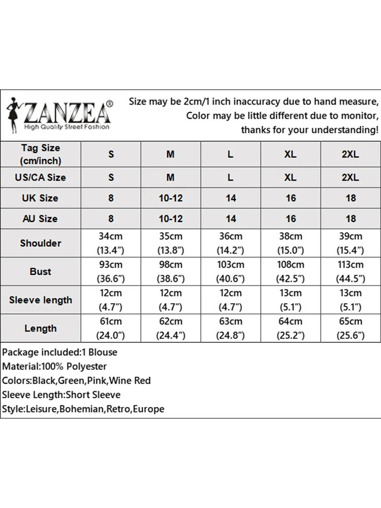 Summer Tunic Tops ZANZEA Women Short Sleeve Polka Dots Blouse Work Holiday Shirt Casual O Neck Blusas Female Chemise Mujer 260207