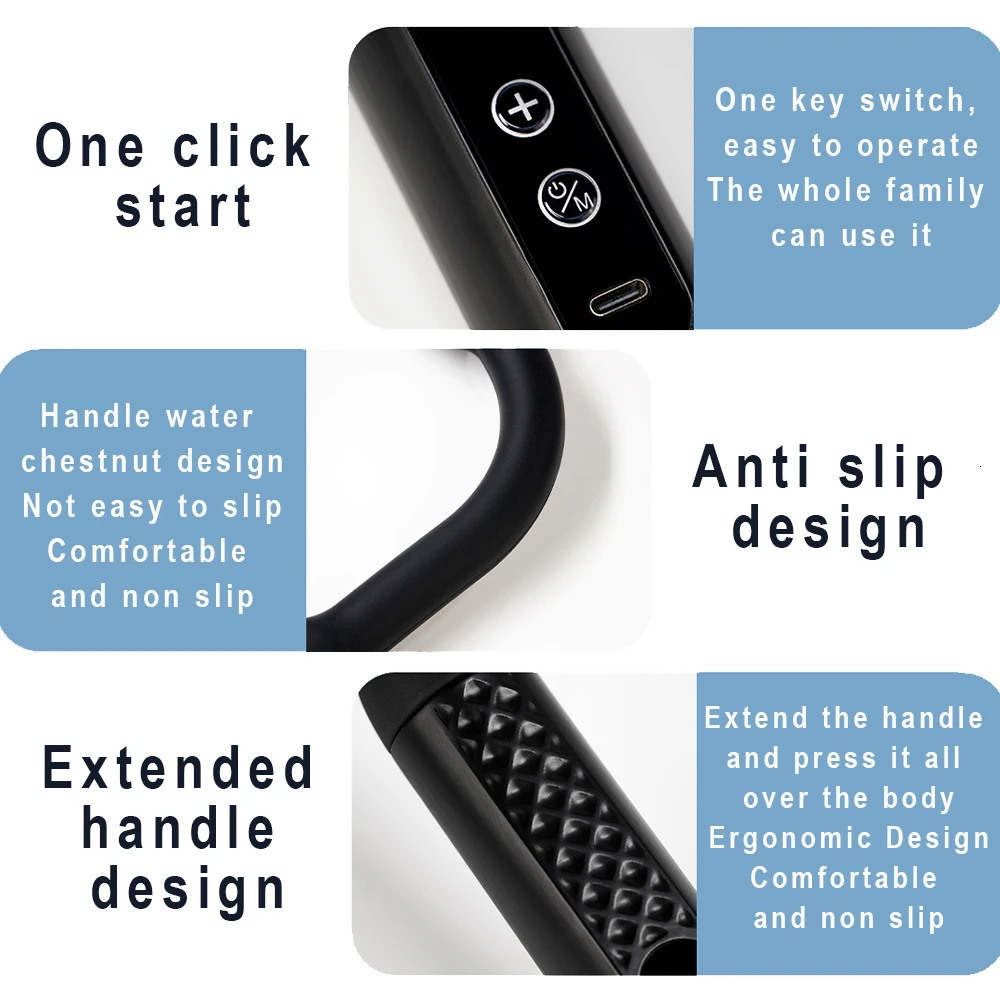 Smart Fascia Gun Electric Massager Massage Hammer Electric Fascia Gun Home Handheld Hammer Back Artifact Christmas Gift 260129