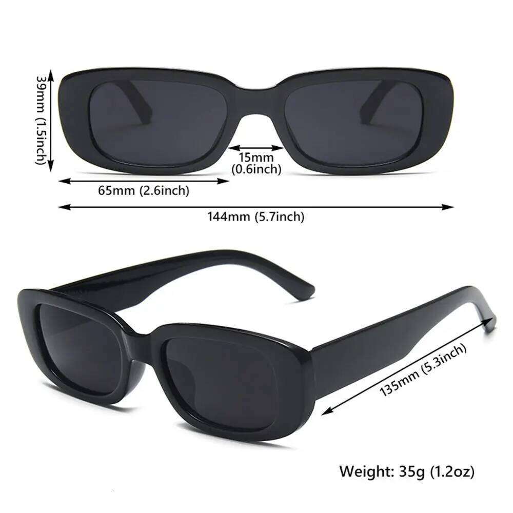 Travel Square Frame Small Rectangle Sun Glasses Women Sunglasses Eyeglasses Eyewear Y260207