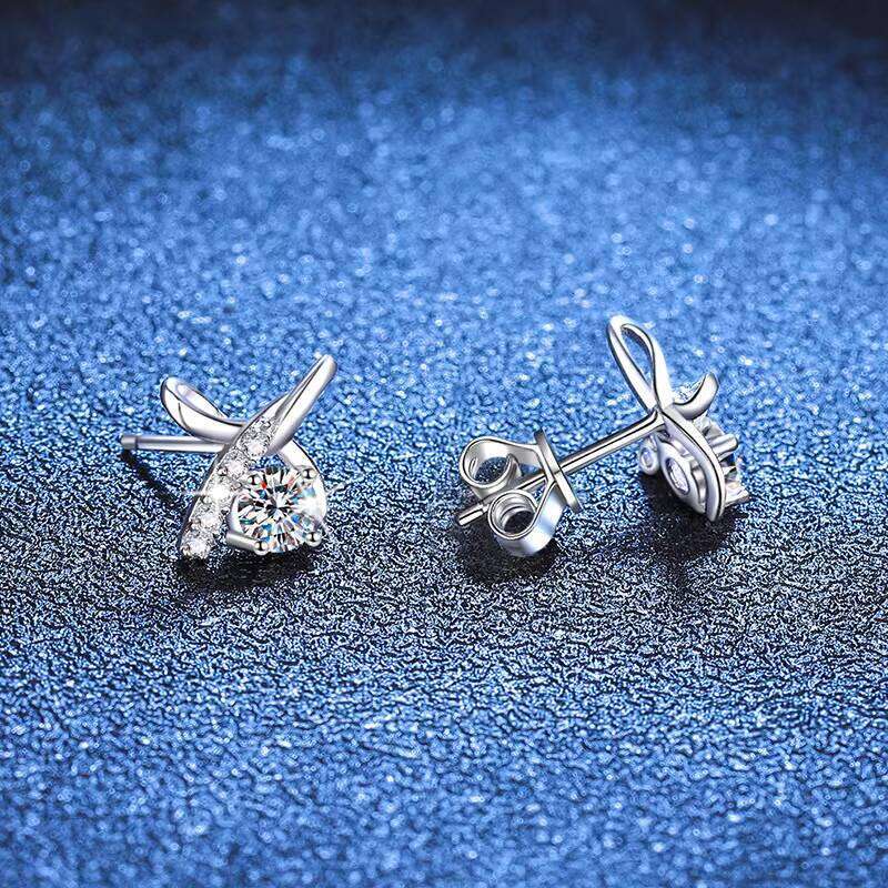 Diamond Earring With GRA Certificate Fine Jewelry Moissanite Large Earrings 925 Sterling Silver For Women