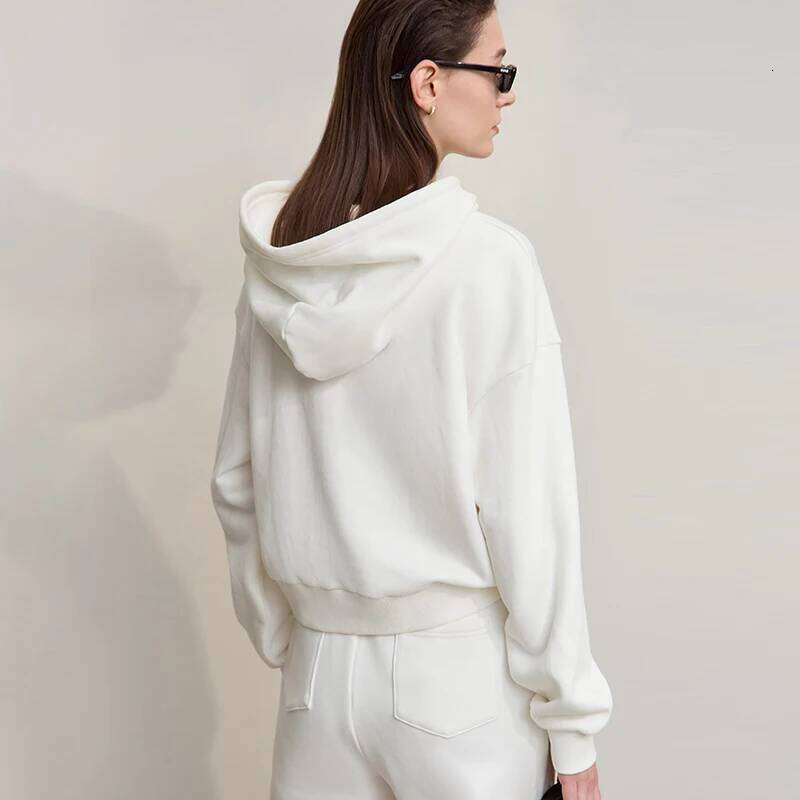 Designer Fashion Hoodies Woman Autumn New Casual Hooded Long Sleeve Knitting Women's Sweatshirt Embroidery Female Loose Top
