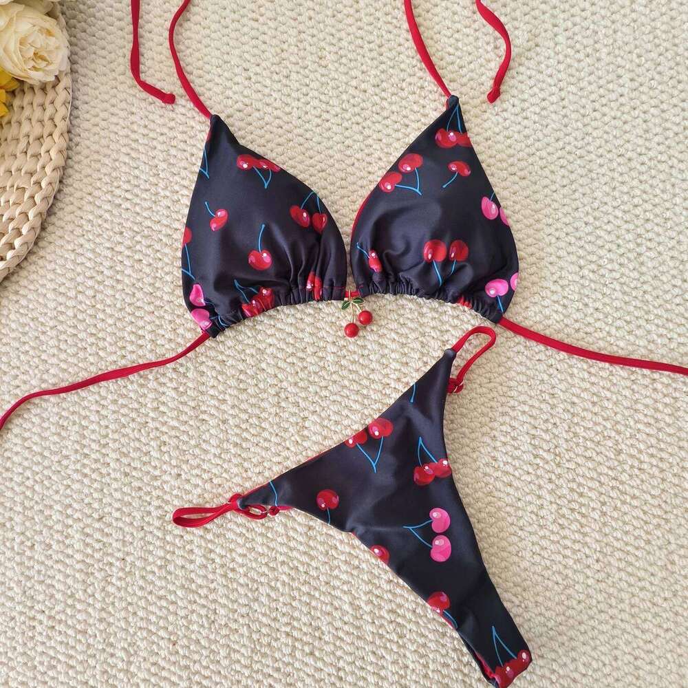 Micro Bikinis 2026 Sexy Swimsuit Women Push Up Swimwear Female Bandeau Biquini Floral Bathingsuit Brazilian Swim Suit Beachwear C260207