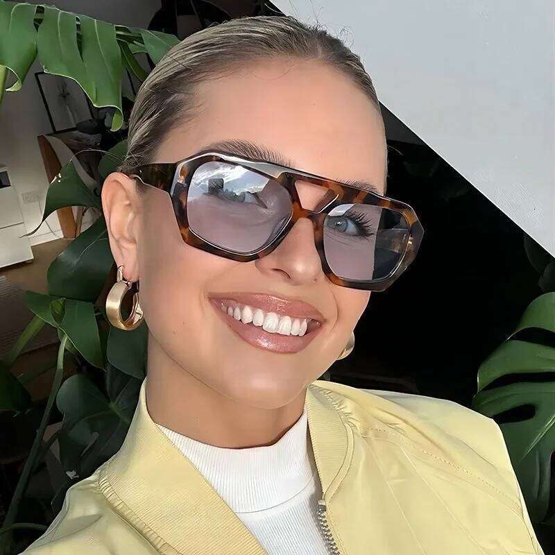 Fashion Small Square New Luxury Brand Retro Shades UV400 Trending Sun Glasses Sunglasses For Women Men Y260207