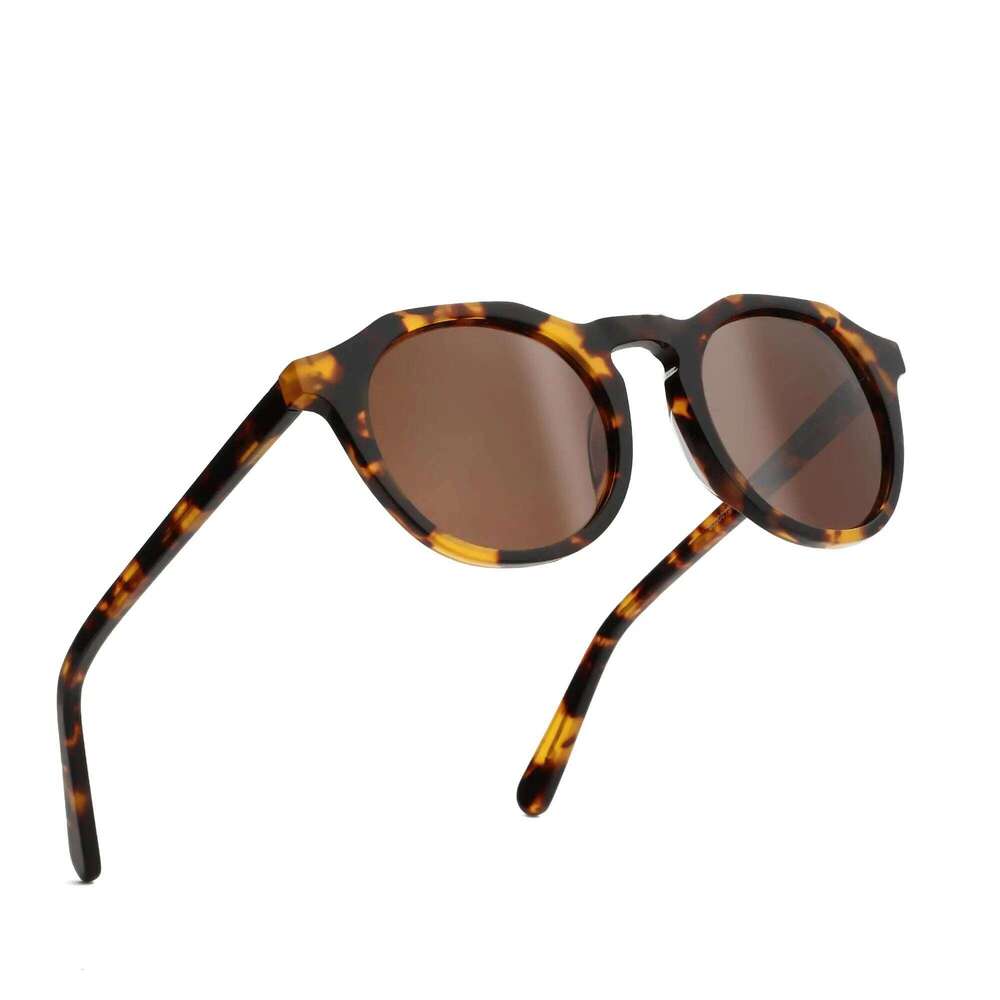 ZENOTTIC 2025 Vintage Acetate Polarized Sunglasses Women Men Luxury Brand Designer High Quality Retro Round UV400 Sun Glasses Y260207