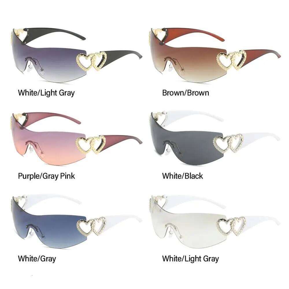 Fashion UV400 Eyewear Men's Shades Goggles Y2k Sunglasses for Women Sun Glasses Y260207