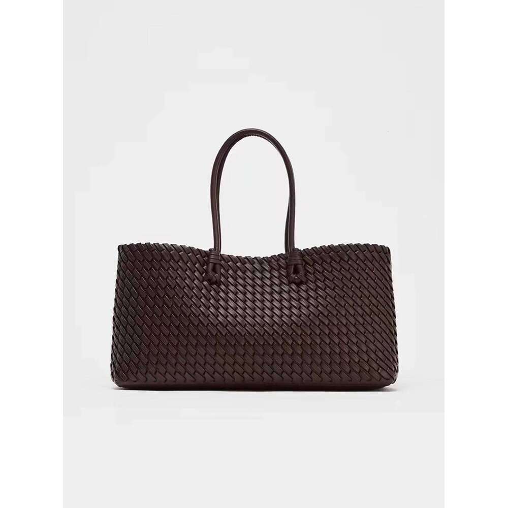 2025 new niche commuting woven hand-held shoulder bag, fashionable and versatile, super large capacity tote bag C260207