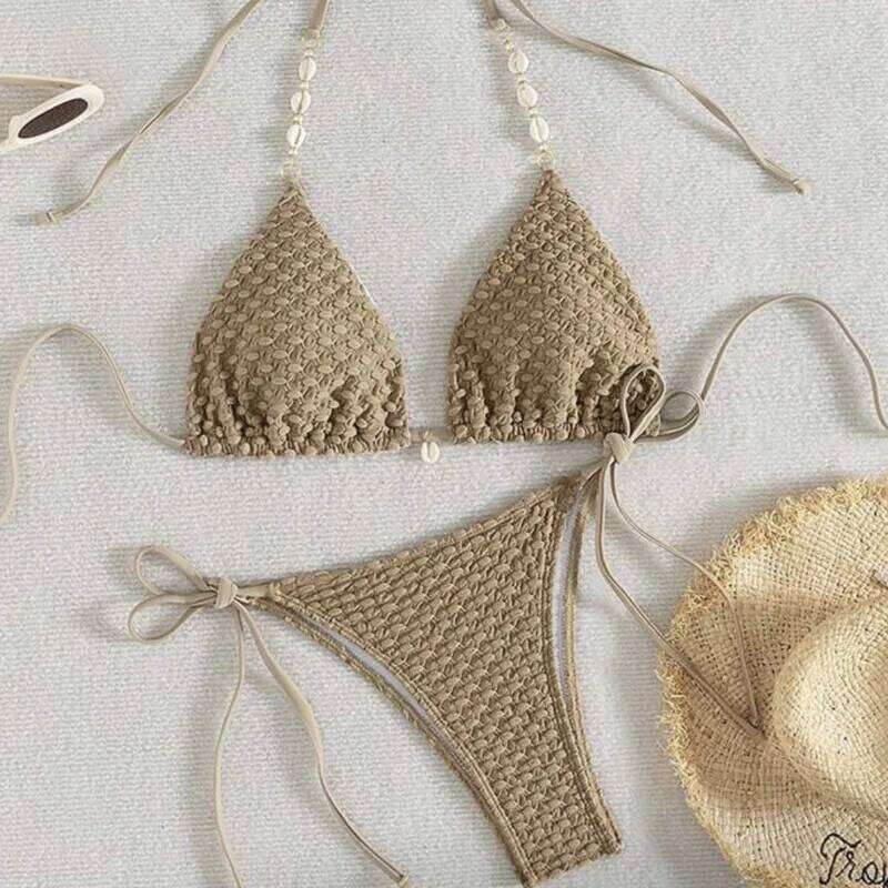 White Sexy Bikinis 2026 Swimsuits Women's Swimwear Push Up Female Beach Swim Wear Bathing Suits Brazilian Bikini Set Pool Bather C260207