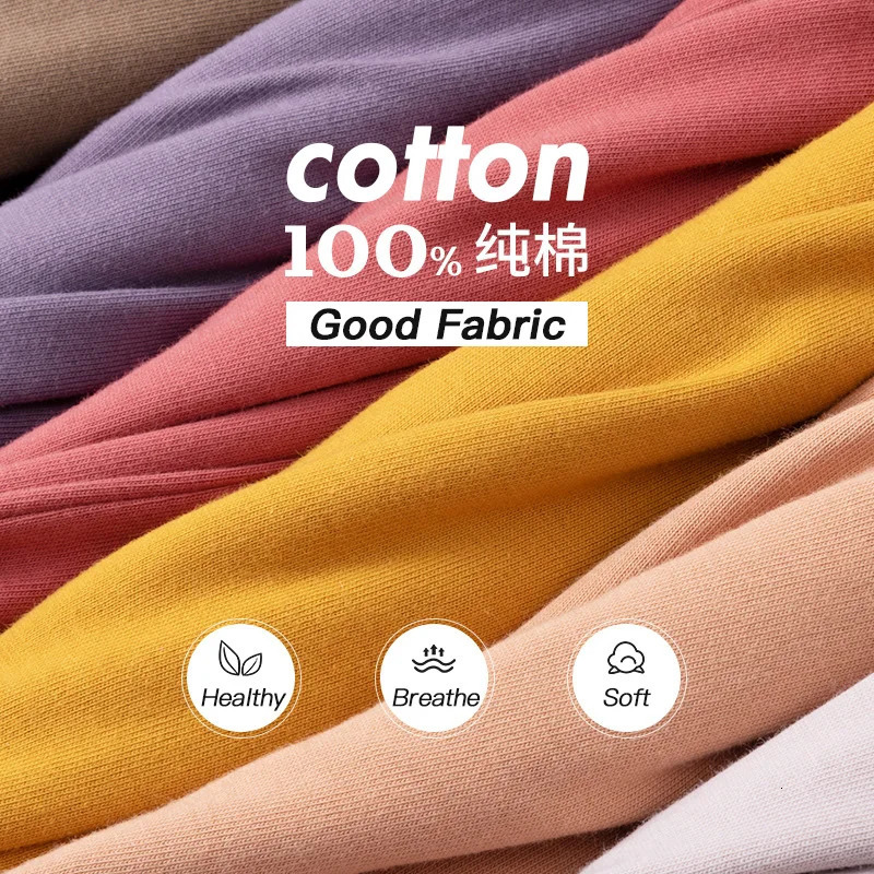 67oz 190gsm Combed Cotton Tees Tshirts Mens Solid Tops Woman Male Custom Team Uniform Class Clothes Summer Customization 260114