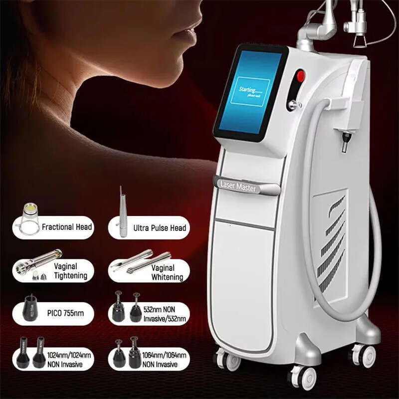 New Model 2 IN 1 NY Yag Picosecond Fractional Co2 Laser Machine For Skin Care Skin Rejuvenation Pigmentation Correction Acne Treatment Whitening Equip