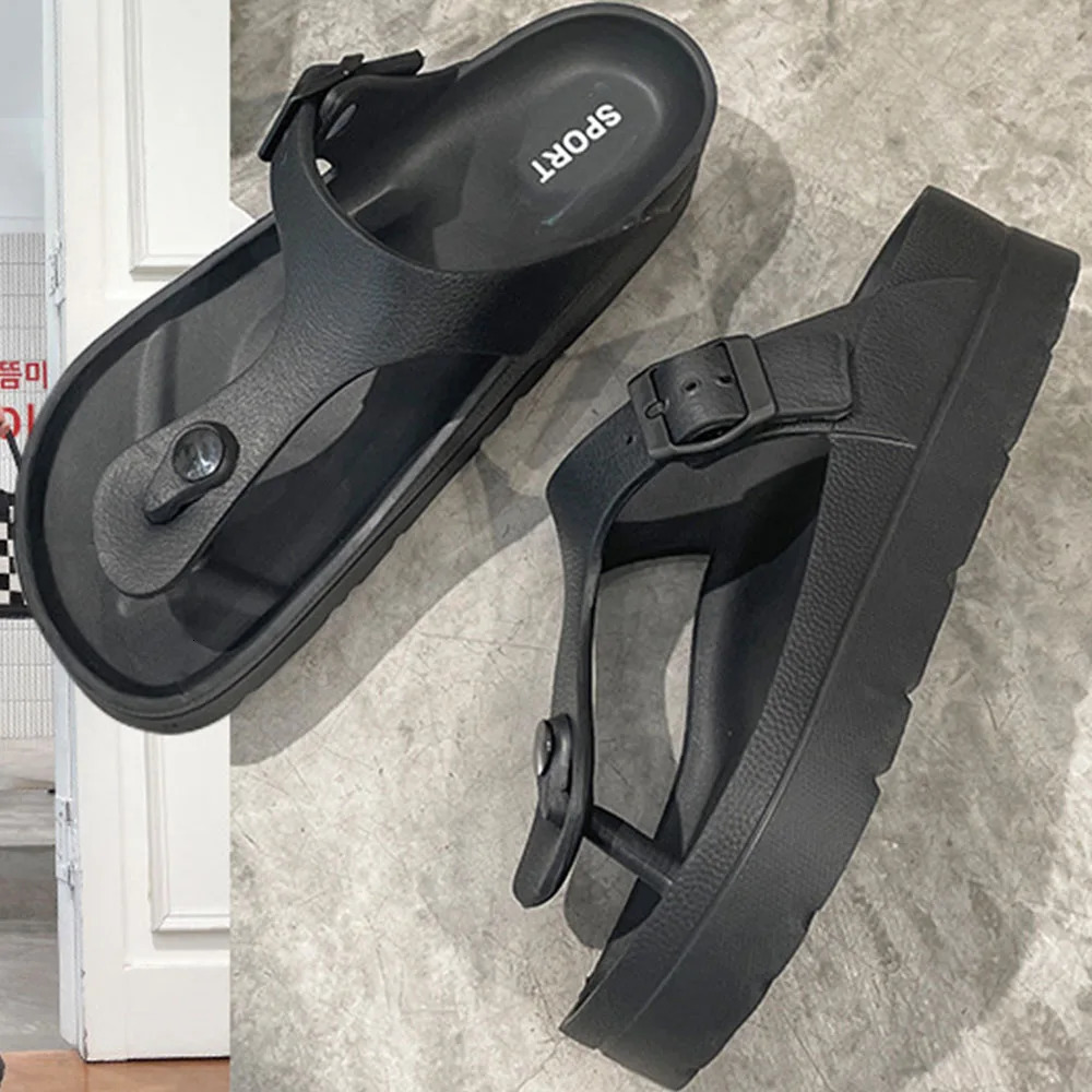 KIDMI Fashion Women Sandals Outdoor Beach Flipflops Arch Support Thick Sole Cushioned Pool Home Shower Shoes 260208