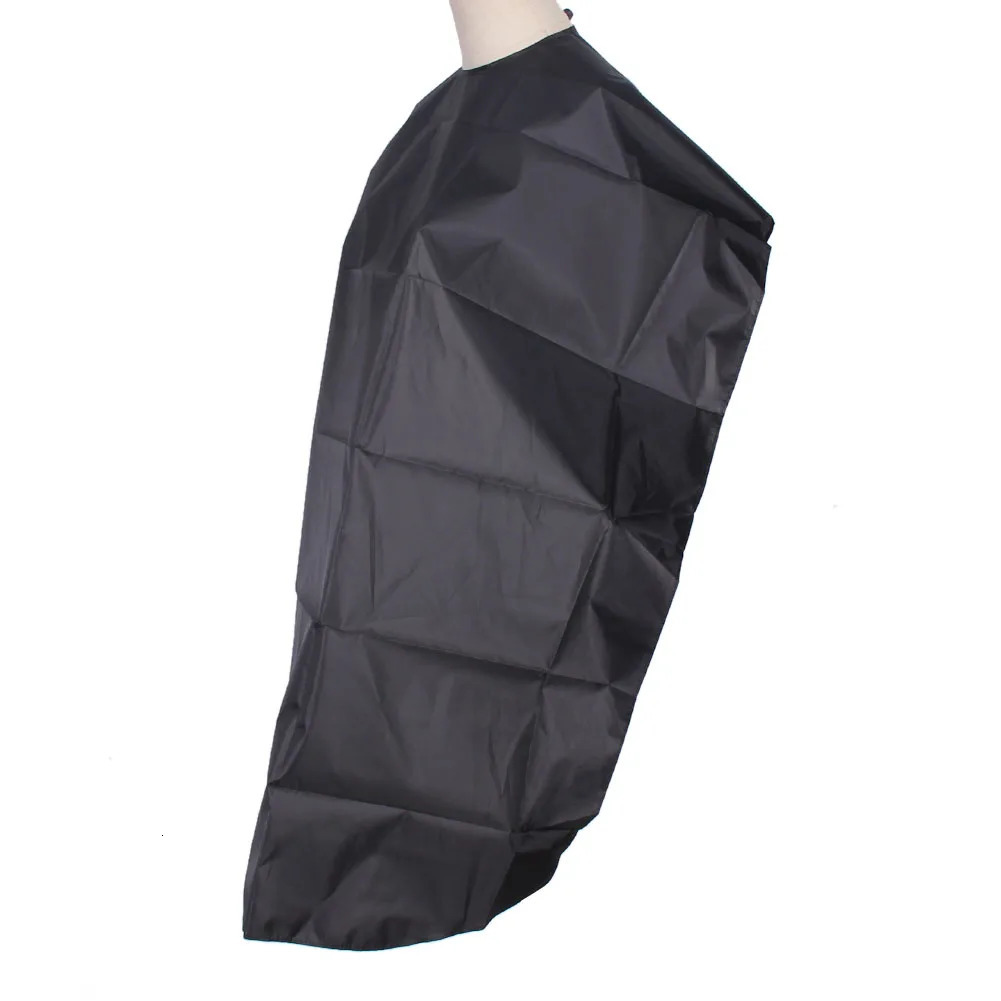 120x78cm Hairdressing Capes Waterproof Cloth Hair Coloring Apron Adults Hairdress Cape Gown Black Home Barber Accessories 260203