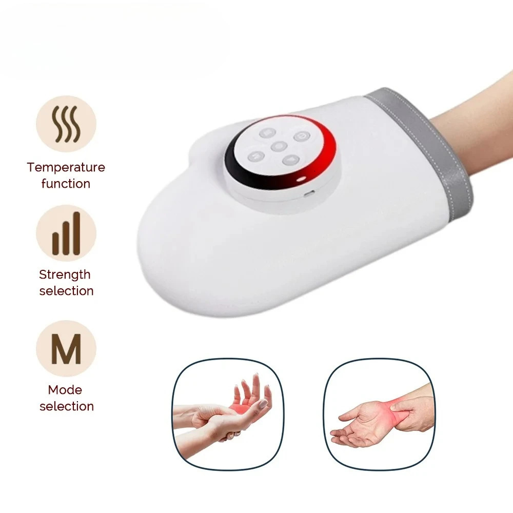 Electric Hand Massager Air Pressure Kneading Wrist Massager Gas-bag Finger Massage Glove Compress Acupoint Finger Masajeador 260129