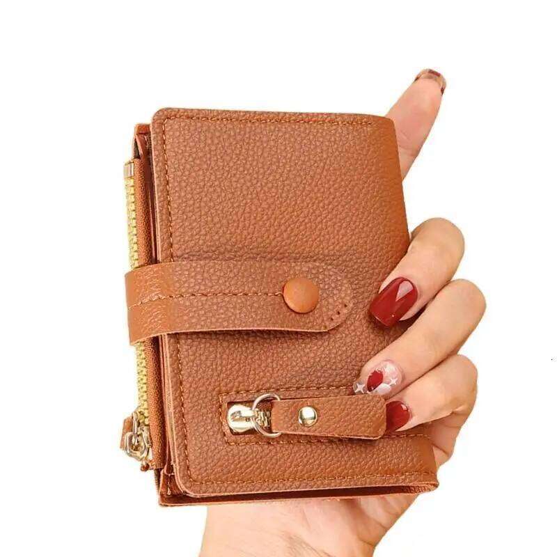 X5XA Ladies Wallet with Card Slots Lightweight Wear Resistant Purse Zippered Coin Pocket for Travel and Everyday Carry Y260206