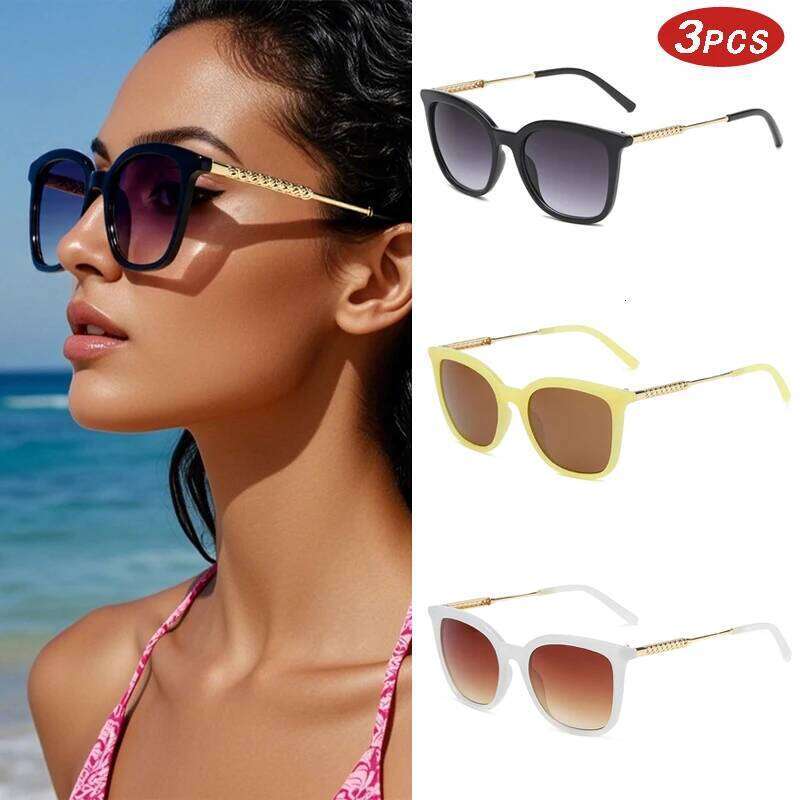 1/3pcs Vintage Cat Eye Sunglasses Woman Brand Designer Retro Mirror Sun Glasses Female Eyewear Fashion Driving Shades Oculos Y260207