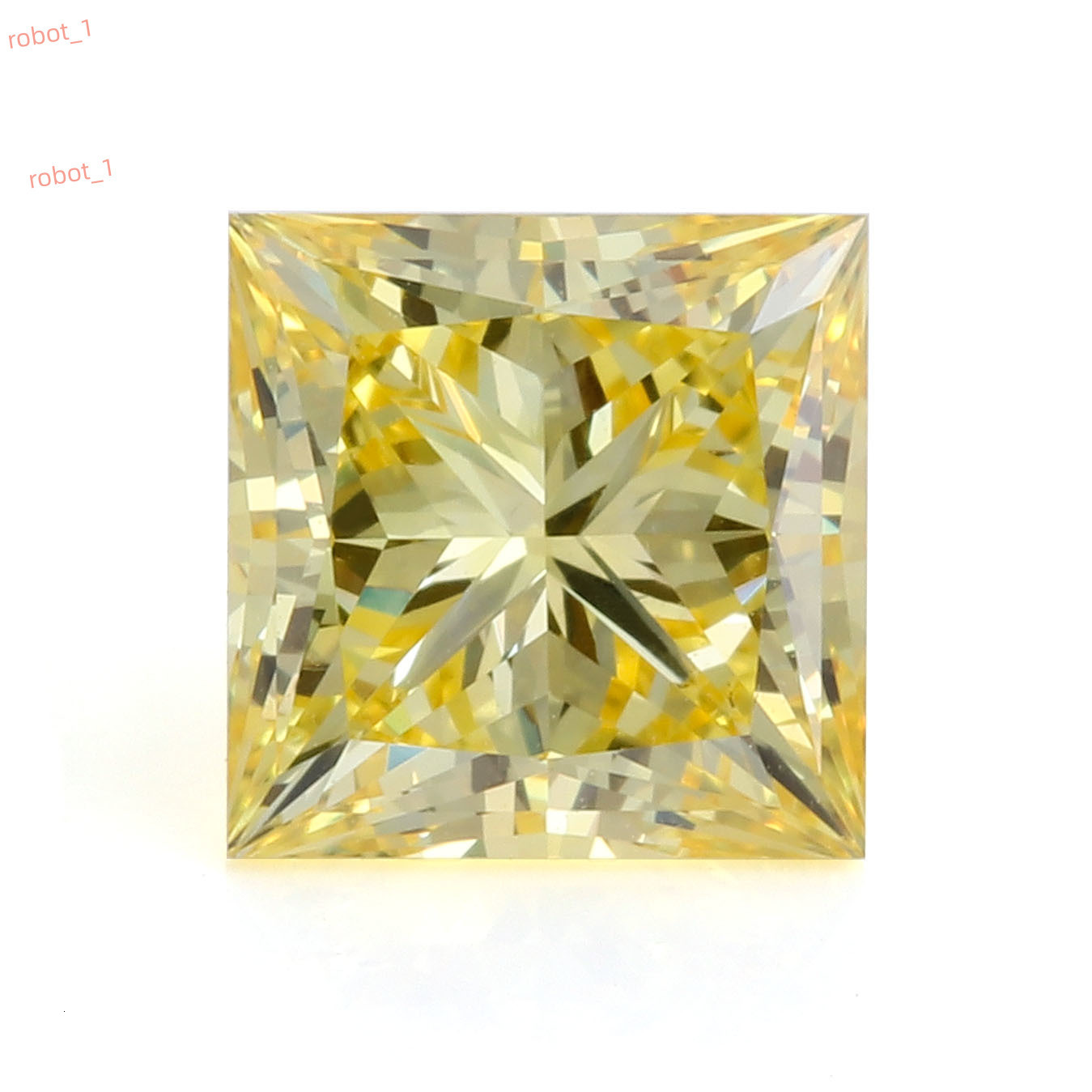 Wholesale Price VS1 130 Carat Yellow Colors 1 Carat Diamond Price Princess Cut Diamond Jewelry Igi Certified Diamond Lab Grown