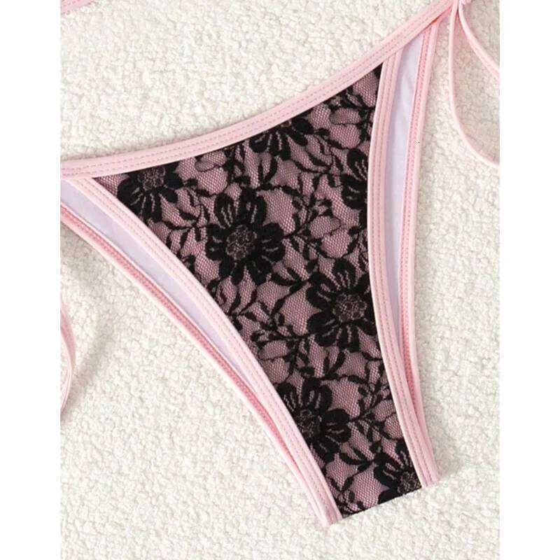 New Sexy Bikinis Lace Swimsuits Women Swimwear Push Up Female Beach Swimming Wear Bathing Suits Brazilian Bikini Set Pool Bather C260207