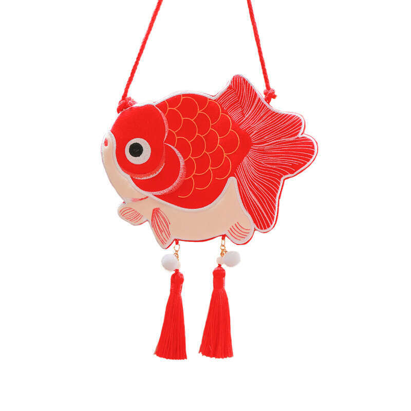 New Embroidered Goldfish Crossbody Bag Ancient Style Hanfu Accessories Evergwish