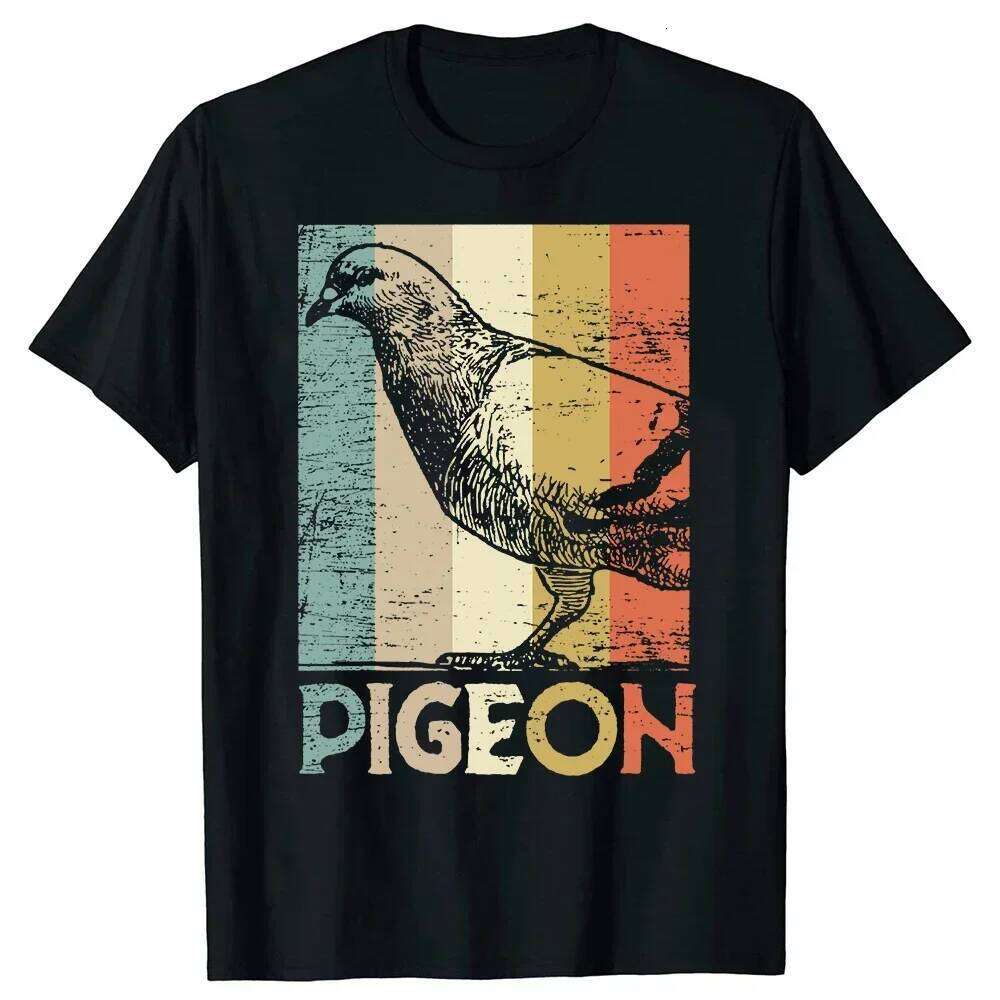 Pigeon Pigeoff Bird Birdwatcher Birdwatching Cute Funny T-shirt Womne Tshirt T Shirt Summer Streetwear Graphic C260207