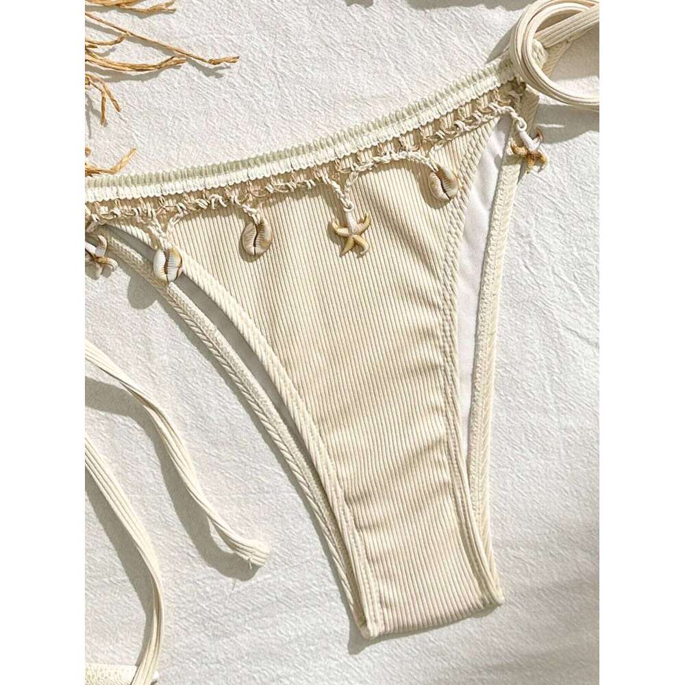 Peachtan thong push up beach swimwear 2 piece swimsuit 2024 bikini bathing suit summer women beachwear C260207
