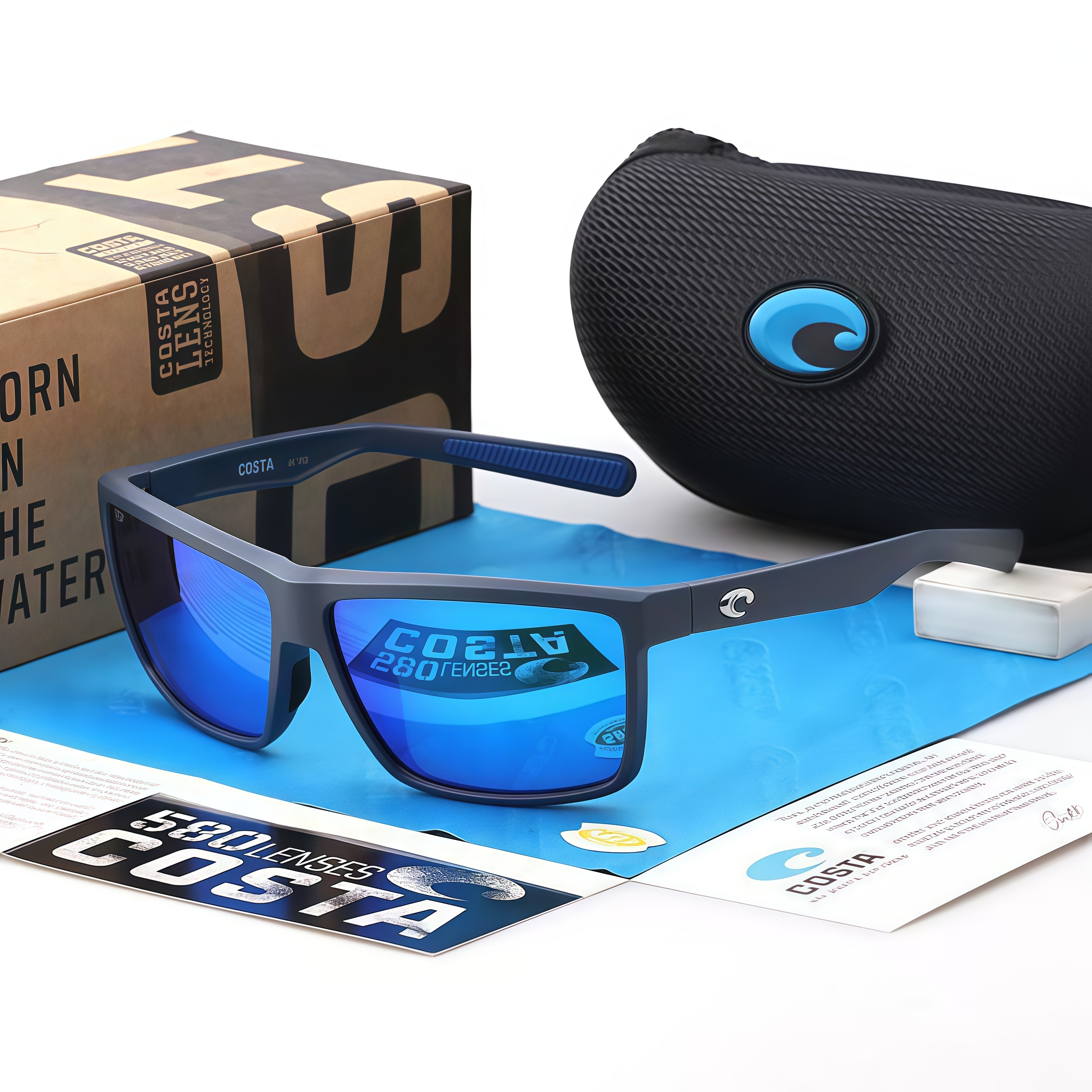 Designer sunglasses High quality c0stal sunglasses luxury man polarize glass glasses sport sunglasses cycle sunglasses lunettes cycliste with glasses SSSSS