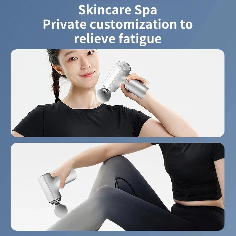 Portable AI Fascial Massage Gun Electric Percussion Massager Body Relaxation With 4 Replaceable Massage Head LED Night Light 260129