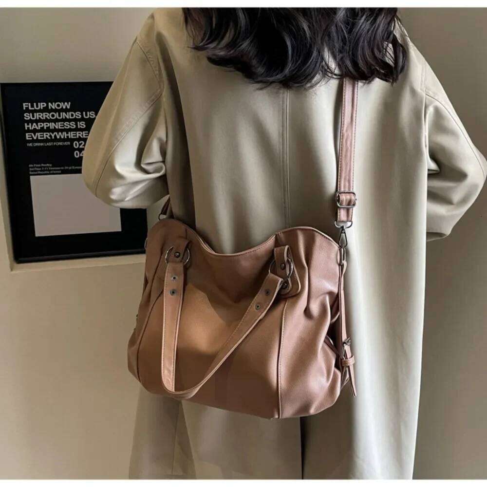 Female Hobo Handbag Large Capacity Shoulder Big Stylsih Tote Bag Ladies Soft Leather Hobos Messenger Bags Women C260207
