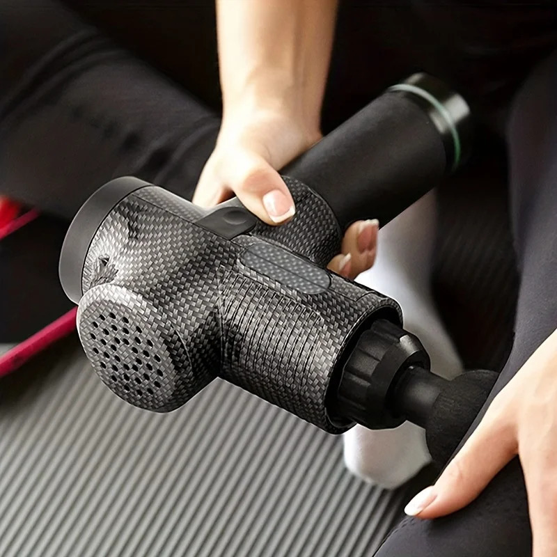 Fascial Massage Gun Electric Percussion Pistol Massager Body Neck Back Deep Tissue Muscle Relaxation Fitness Tool For Shoulder 260129