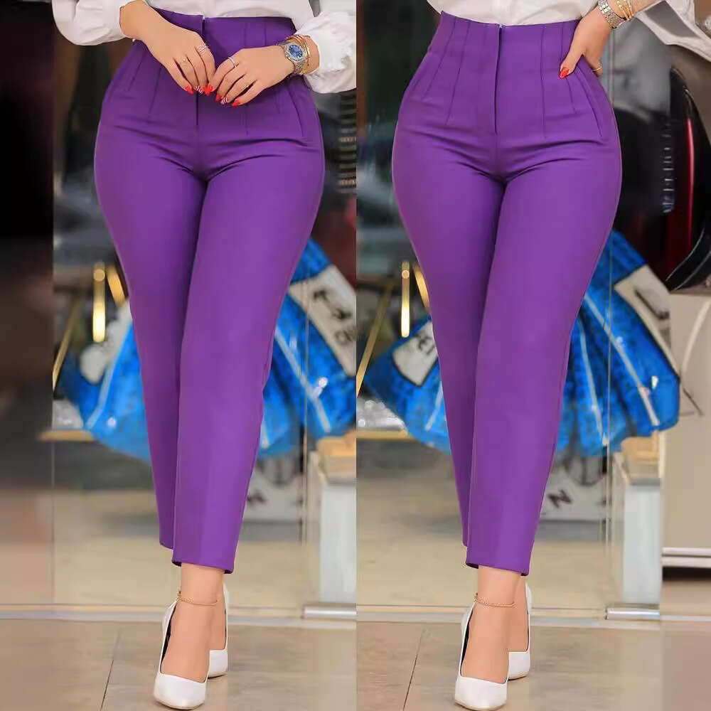 Best-selling new casual fashion versatile women's pants on Amazon's independent platform