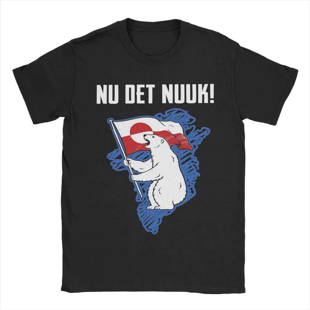 Men's Greenland is Not for Sale T Shirts 100% Cotton Clothes Funny Short Sleeve Round Collar Tees Unique T-Shirt C260207