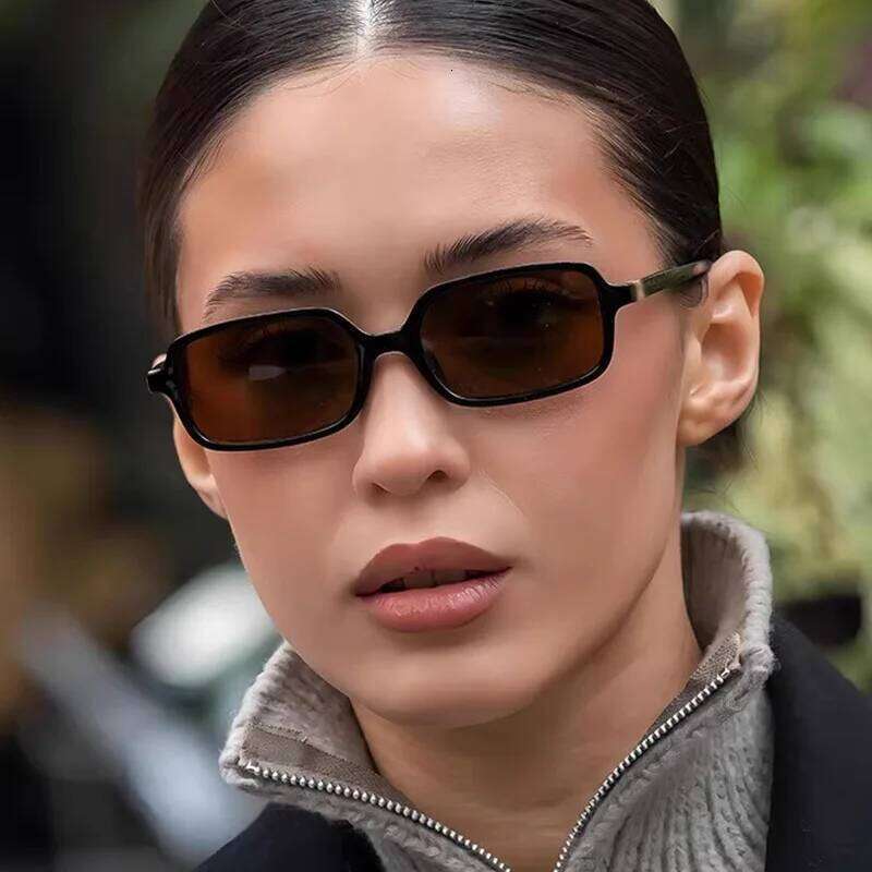 Luxurious Rectangle Sunglasses Women Oval Vintage Brand Designer Square Sun Glasses Men Shades Female Eyewear Y260207