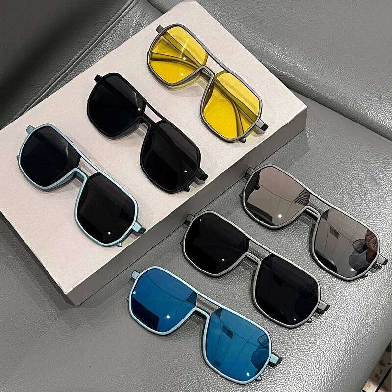 Vintage Square Sunglasses For Women Men Rectangle Sun Glasses Oval Eyewear Oculos De Sol for Male Female Eyeglasses Y260207