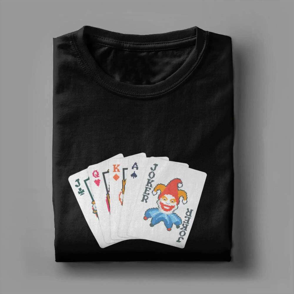 Balatro Game Card Joker 100 Cotton T-Shirt For Men Summer Y2K Fun T Shirts O Neck Hipster Tees Oversized Hot Sale Tops C260207