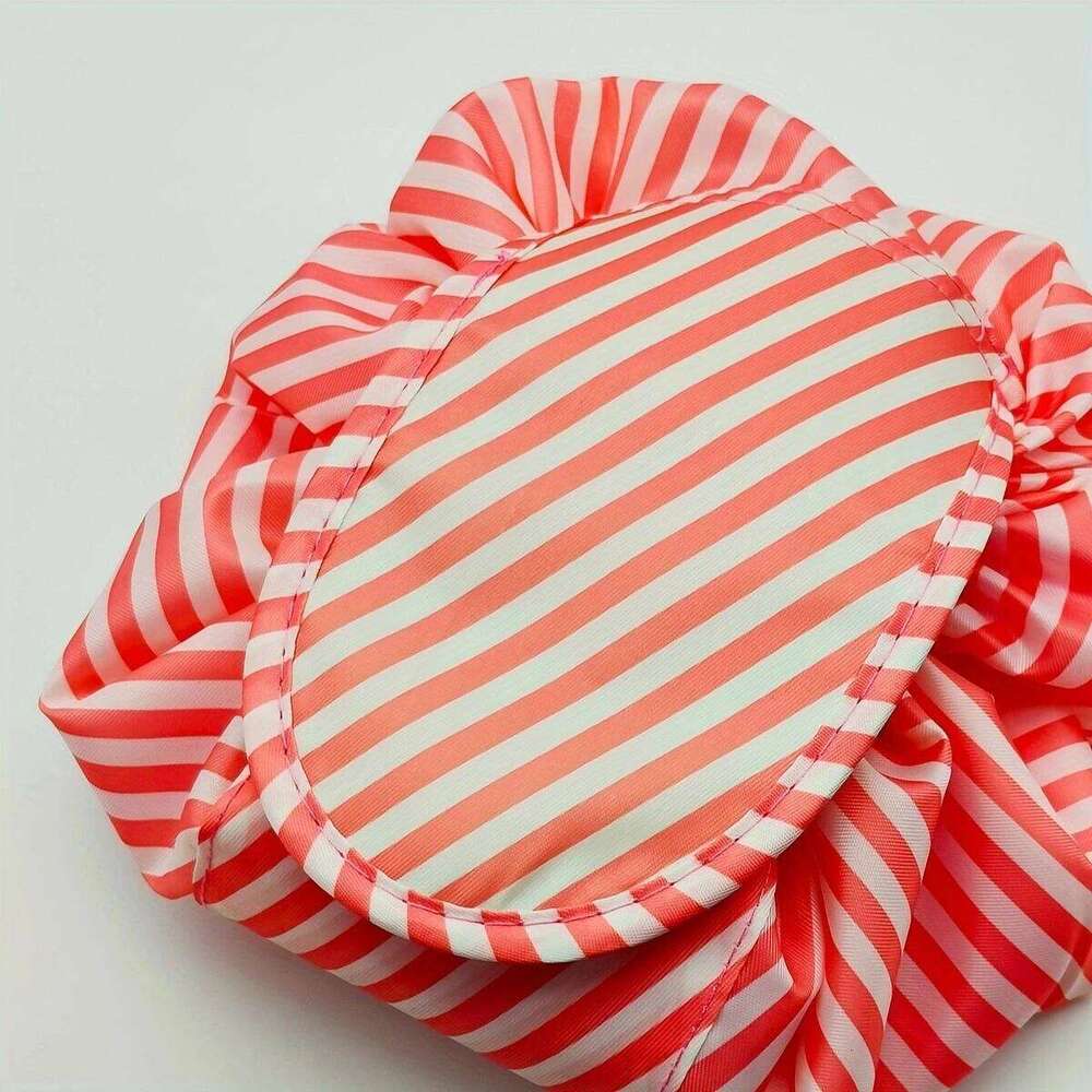 Polyester Lazy Drawstring Makeup Portable Travel Storage Bag One Pack Y260206