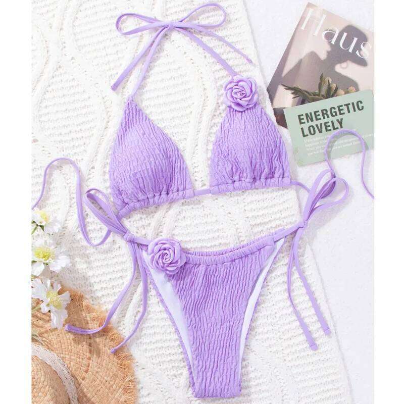 Summer Sexy Bikinis Women's Swimwear Female Swimsuit For Swimming Wear Bathing Suits Brazilian Bikini Set Beachwear Pool Bather C260207