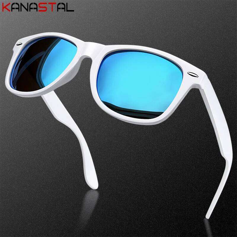 Polarized Sunglasses Men UV400 Fashion Sun Glasses Women PC Eyeglasses Frame Driving Beach Bike Travel Anti Glare Shade Eyewear Y260207