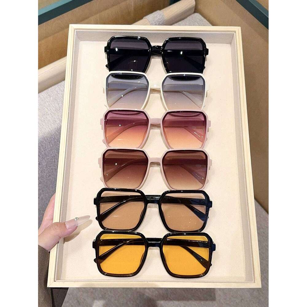 6/10/12/14Pcs mixed frame multicolor classic color set cat eye fashion simple photo party glasses unisex Y260207