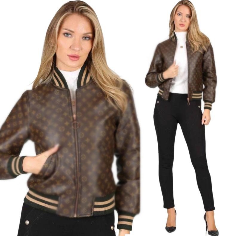 4XL designer jacket women baseball leather jackets spring woman jacket coat VV866