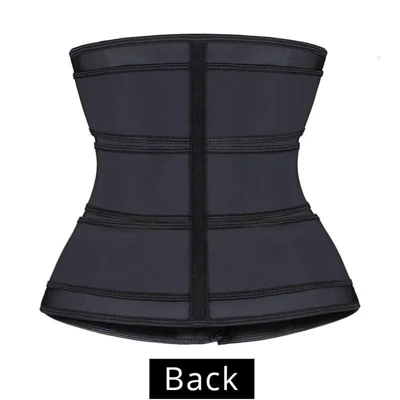 Womens Adjustable Breasted Tummy Control Waist belt Hook Workout Sweat Sauna Effect Body-shaped Fitness Sports Waist Trainer 260207