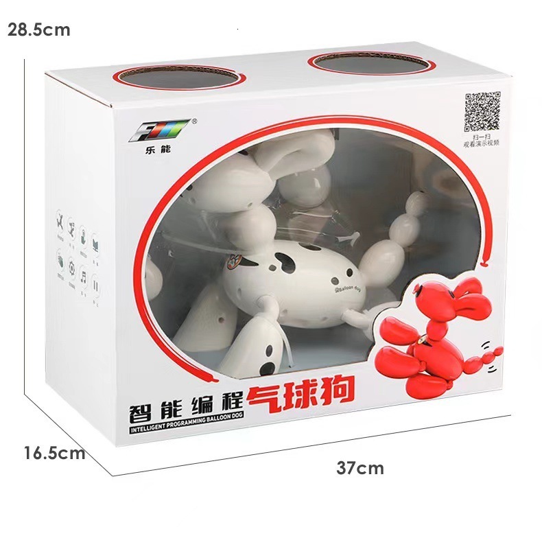 Remote Control Dog Remote Control Programming Balloon Dog Intelligent Singing Dancing Toy for Kids Boys Girls 240924