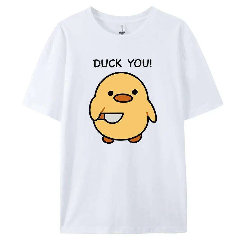 Men's Casual Short-sleeved T-shirt with 100% Cotton Fashion print Tees oversize C260207