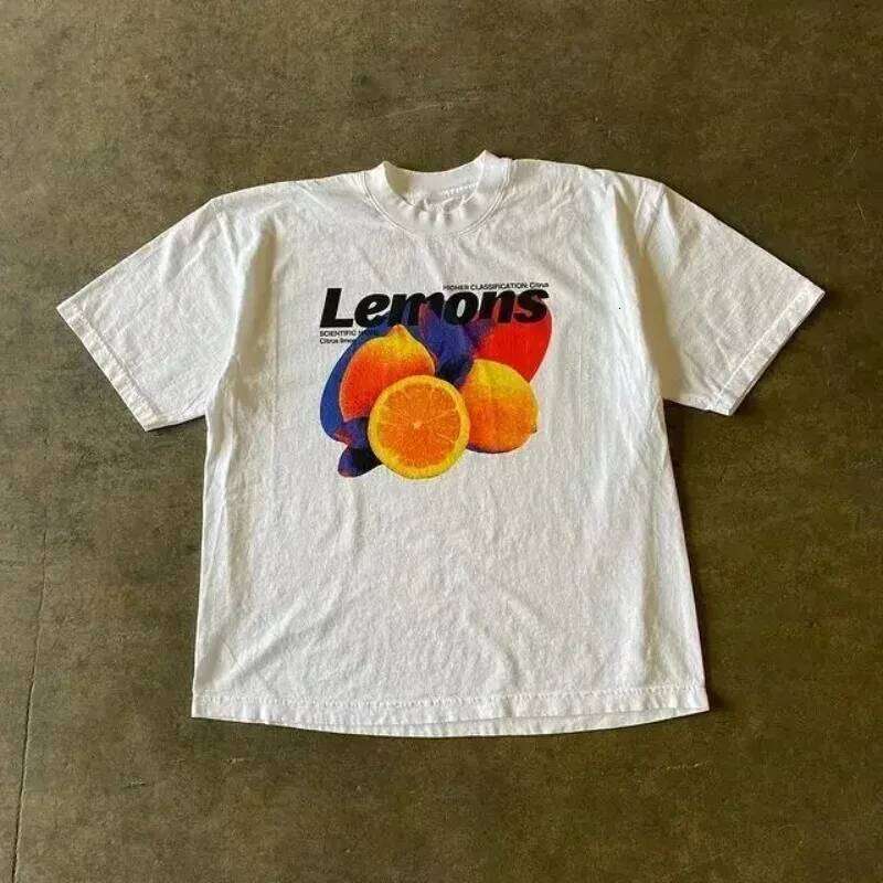 Fashion Tee Women Men Y2K Loose Street Letter Print Short Sleeve Casual T-shirt 2025 Summer Retro Harajuku Top C260207
