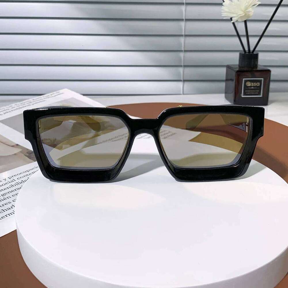 Ruiao Retro Black Millionaire Shades Luxury Sunglasses 2025 For Men Designer Famous Brand Square Sun Glasses Man Women Sunglass Y260207
