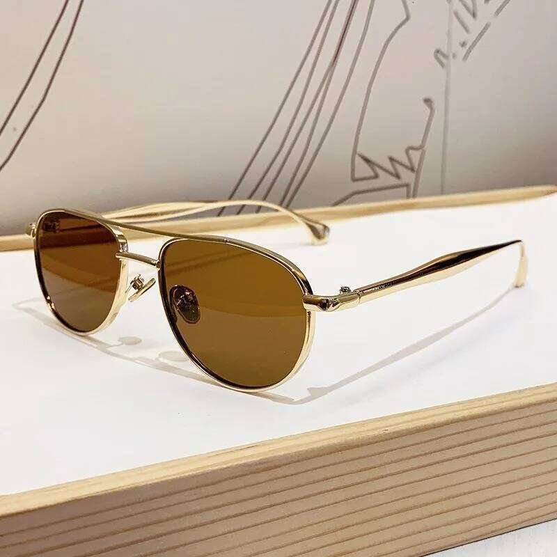 Trendy Popular Metal Pilot Sun Glasses Women Men Outdoor Luxury Designer Shades Summer Traveling Drive Sunglass Male UV400 Y260207