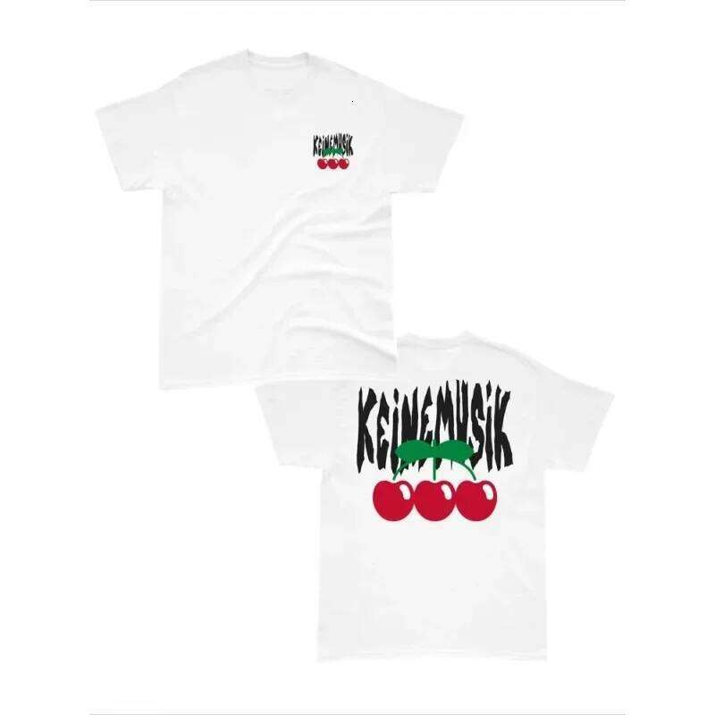 Summer Keinemusik X Pacha Men's Printed Fashion Street Short Sleeved T-shirt Women's Hip Hop Top Sports Pattern Y2K C260207