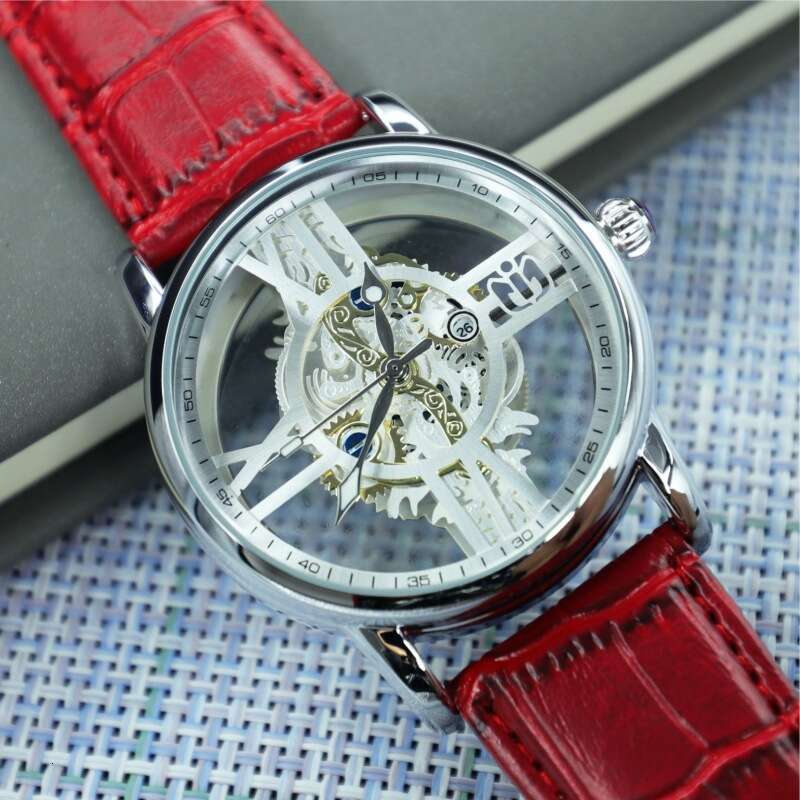 Free Shipping 2026 New Hollow Out Transparent Industrial Mechanical Style Men's Watch
